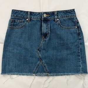 Pac Sun denim mini skirt